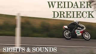 Sights amp Sounds  Weidaer Dreieck  Classic Motorcycle Racing  Pure Action amp Sounds [upl. by Shulamith]