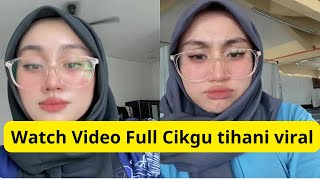 Watch Video Full Cikgu tihani viral twitter and Telegram [upl. by Sherris]