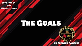 THE GOALS  Berwick Rangers 03 Bonnyrigg Rose  Friendly  290624 [upl. by Stearns]