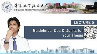 Lecture 5 Guidelines Dos amp Donts for Your Thesis [upl. by Thorlie]