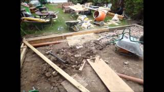 How to install Cubic Metre Soak away and patio installation from start to finish  how to [upl. by Meeharbi]