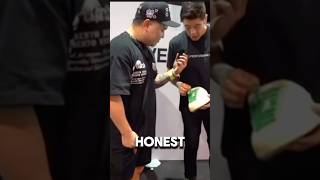 UFC Brandon Moreno doesn’t approve Travis Scott Sneakers 🤣 ufc youtubeshorts mrolympia [upl. by Glynnis313]