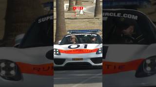 Dutch Police Porsche 918 Spyder driving in Spain [upl. by Iormina]