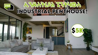 5000Month Industrial Penthouse 🏡 የሚከራይ 4 መኝታ ቤት፣ 4 ባኞ ቤት ያለው ፔንትሃውስ በአዲስ አበባ  Dink Cribs EP 13 [upl. by Sirej]