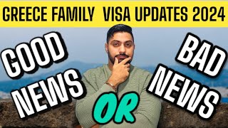 Greece family visa new update  Apply Greece family reunification Visa from India amp processing time [upl. by Eiramesor75]