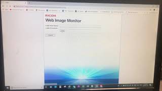 Logging into Web Image Monitor and the Address Book on your Ricoh [upl. by Adele]