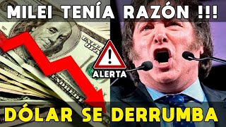 DÓLAR SE DERRUMBA 🚨 ECONOMISTA AFIRMA QUE EL PLAN ECONÓMICO DEL GOBIERNO ESTÁ FUNCIONANDO [upl. by Jsandye]