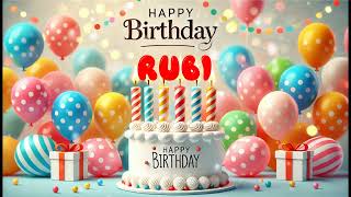 Happy Birthday RUBI Happy Birthday Song Birthday Wishes Birthday Party [upl. by Armyn]