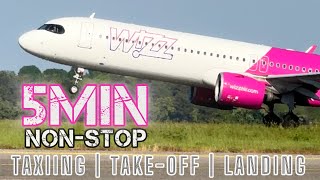 5 Minute NonStop Landing and Takeoff experience at Malpensa Airport planespotter viralvideo [upl. by Zetnahs]