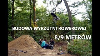 BUDOWA WYRZUTNI ROWEROWEJ  PIERWSZE SKOKI 89 Metrów przelotu [upl. by Nosauq]