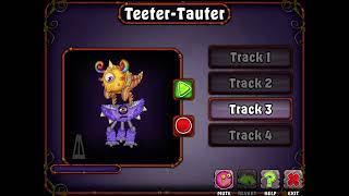 Teeter  Tauter All Sounds and Animations MSM Ethereal Workshop Wave 5 [upl. by Ahseikal]