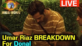 Bigg Boss 15 Umar Riaz BREAKDOWN Donal Bisht Eviction Umar CRYING For Donal  Bhadke Donal Ke Fans [upl. by Emmi188]