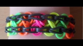 Loom Bands Anleitung deutsch  Schleifen Armband  Rubber Bandz Bracelet Tutorial [upl. by Nrubloc467]