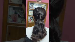 Teenagers braided ponytail for short hair অল্পবয়সী মেয়েদের জন্য অসাধারণ চুল বাঁধা 🎀🎀 [upl. by Adnawaj569]