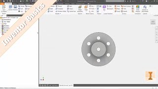 Inventor 101 Circular Pattern [upl. by Biagio]