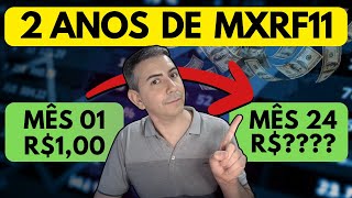 COMEÃ‡EI COM R100 NO MXRF11  2 ANOS DEPOIS JÃ RECEBO ISSO DE DIVIDENDOS TODO MÃŠS [upl. by Dunston]