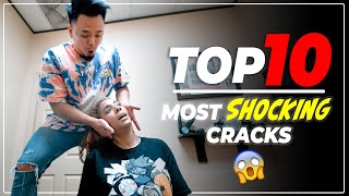 TOP 10 MOST SHOCKING BONE CRACKS 😱💥 Asmr Chiropractic Neck and Back Cracking  Dr Tubio [upl. by Eryn]