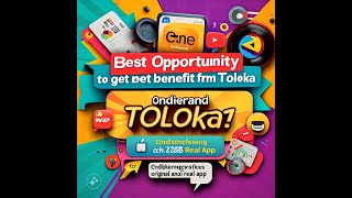 First Video Online Earning App Toloka [upl. by Aronoh]