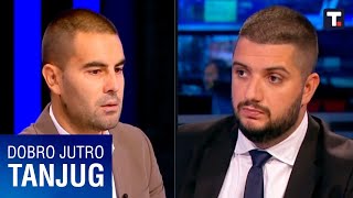 Zveckanje oružjem  Vlade Radulović i Marko Blažić • DOBRO JUTRO TANJUG [upl. by Ettelloc]