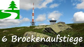 Wandern im Harz  6 Aufstiege zum Brocken [upl. by Adnohsor]