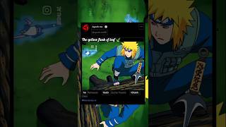 Yellow flash of leaf l minato namikaze edit l naruto [upl. by Addi]