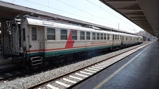 TRENITreno misure ALDEBARAN con bagagliaio ARCHIMEDE a Palermo Centrale [upl. by Gwenny715]