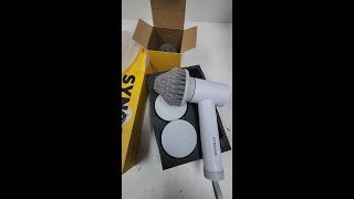 Synoshi Spin Scrubber Unboxing and Brush Attachment demo whats in the box [upl. by Artenra277]