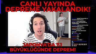 JAPONYADA CANLI YAYINDA DEPREME YAKALANDIK 73 BÜYÜKLÜĞÜNDE DEPREM [upl. by Cherlyn]