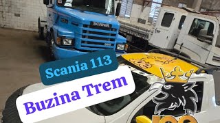 Buzina de Trem no Scania 113 [upl. by Gombach]