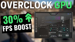 2023 Ultimate Guide Overclock Your GPU with MSI Afterburner  Boost Gaming Performance [upl. by Leeke600]