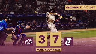 Charros vs Tomateros Serie 4  Juego 3 271024  RESUMEN [upl. by Genni935]