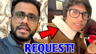 WAJAHATHASAN REQUEST To souravjoshivlogs7028 amp Piyush Joshi  Wajahat Hasan Facts  shorts [upl. by Noevart]