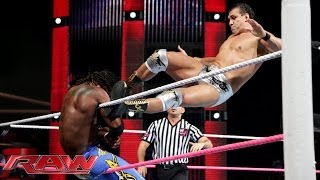 Kofi Kingston vs Alberto Del Rio Raw Nov 4 2013 [upl. by Waers]