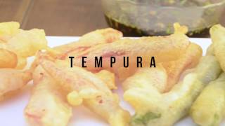 Tempura de Langostinos y verduritas [upl. by Nagud]