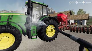 Soybean sowing John Deere 6250R amp Horsch Pronto 9DC FS 19 [upl. by Llerad]