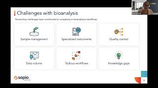 Sapio Bioanalysis Webinar Clip [upl. by Araf]