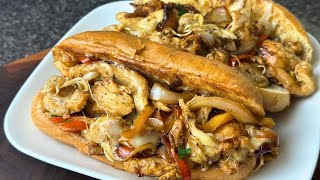 Quick amp Easy Chicken Philly Cheesesteak I Make This When I Want a Easy Dinner [upl. by Laenej]