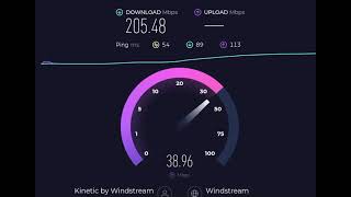 Kinetic Internet 1 Gig Internet speed test [upl. by Idel]