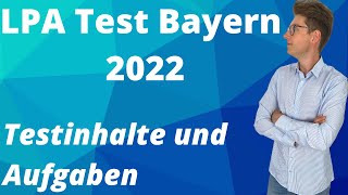 LPA Test Bayern 2023  Auswahlprüfung Ausbildungsplätze 2 QE  Testinhalte und Aufgaben [upl. by Jackquelin]