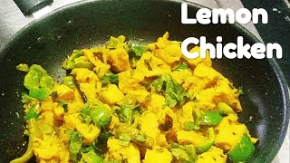 Tangy Lemon Chicken Recipe in Tamil  லெமன் சிக்கன்  Restaurant Style Lemon Chicken [upl. by Drislane]