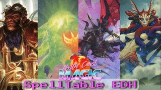 SpellTable EDH  Sram v Omnath v Belakor v Thassa Cheater caught [upl. by Ydassac]