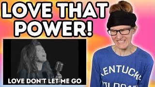 Angelina Jordan  Love Dont Let Me Go REACTION  Yeah Sis First Time Hearing [upl. by Othelia]