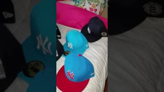 new york Yankees hat collection [upl. by Akcirderf]