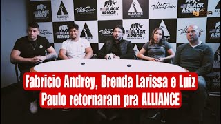 Fabricio Andrey Brenda Larissa e Luiz Paulo retornam pra Alliance SP [upl. by Annaicul]