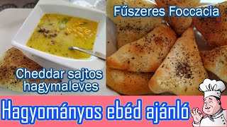 Mi legyen az ebéd Hagymaleves és Foccacia [upl. by Francine972]