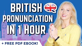 British English Pronunciation in 50 Minutes  ALL 150 words you need  free Pronunciation Ebook [upl. by Lindeberg607]