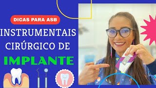 INSTRUMENTAIS CIRÚRGICO DE IMPLANTEDICAS PARA ASB [upl. by Aivul]