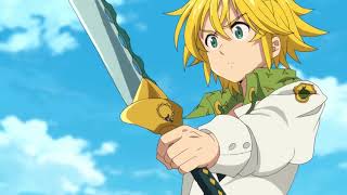 Meliodas holding sword Twixtor [upl. by Idnew]