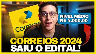 CONCURSO CORREIOS 2024 l ANÁLISE OBJETIVA DO EDITAL [upl. by Birkner]