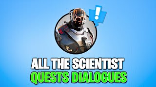 All The Scientist Quests Dialogue in Fortnite Chapter 3 Season 1 [upl. by Surad]